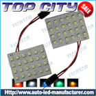 Topcity Car LED Interior Panel Lights 24SMD 3528 7LM Cold white - Car LED Interior Panel Lights